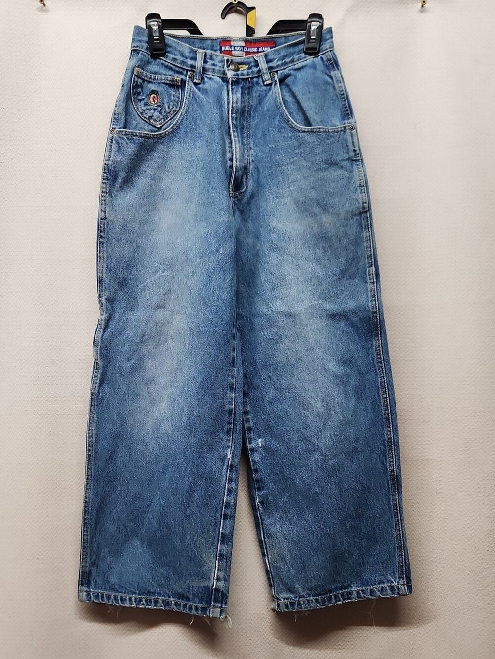 Bugle Boy Vintage-Style Relaxed Fit Blue Jeans